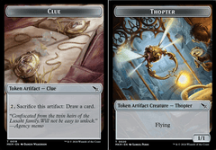 Clue Token (018) // Thopter (020) - Foil